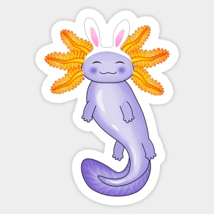 Happy Easter Axolotl Sticker